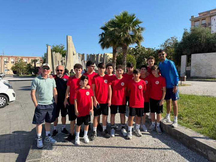 I ragazzi dell’Under 15 in partenza per la trasferta di Parete